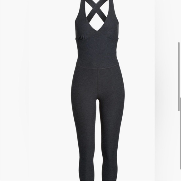 Beyond Yoga Pants - BEYOND YOGA NWT Daring space dye jumpsuit -navy -XL